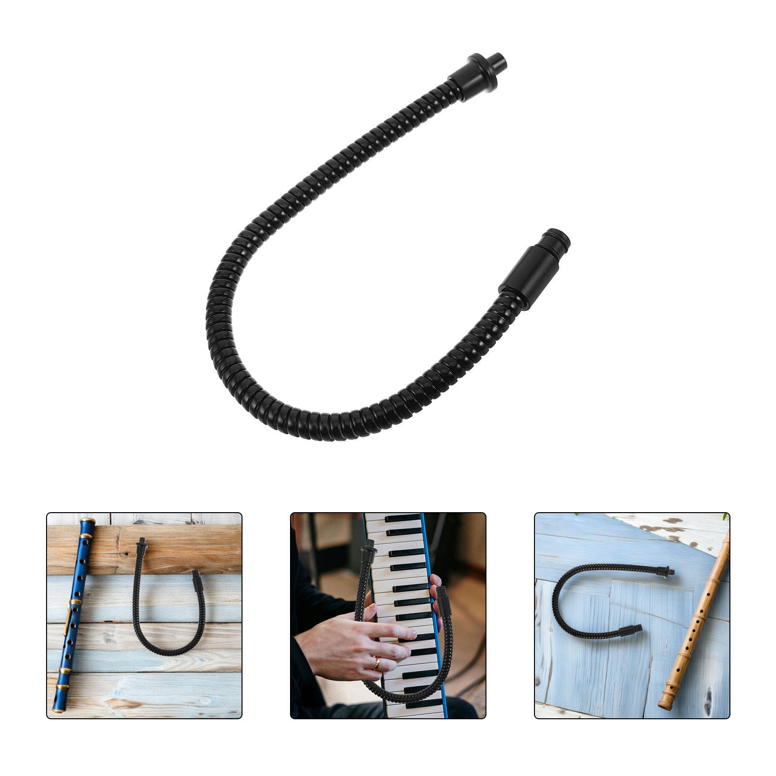 Musical Instrument That You Blow Into - Tube d'embouchure en métal long pour