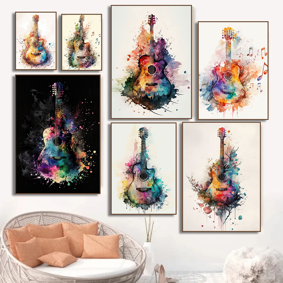 Picture Of Musical Instrument - Affiche d'art d'interconnexion de musique pour