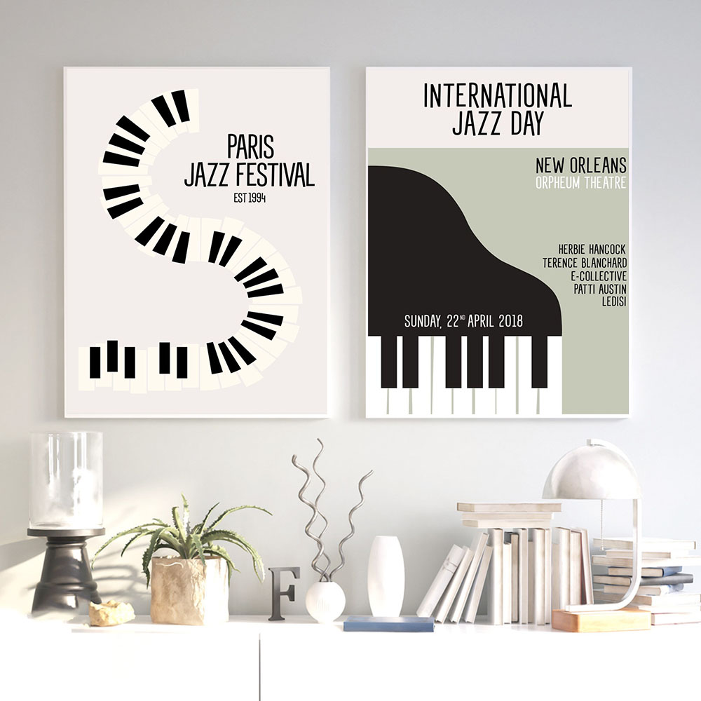Picture Of Musical Instrument - Affiche de peinture sur toile de