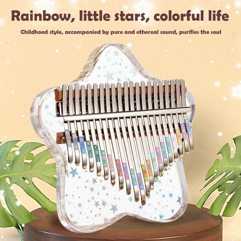 Musical Instrument African - Piano à doigts portable 21/17 touches,