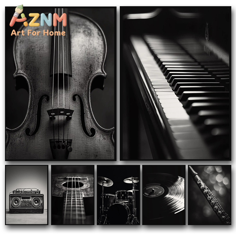 Picture Of Musical Instrument - Affiches de photographies d'instruments de musique