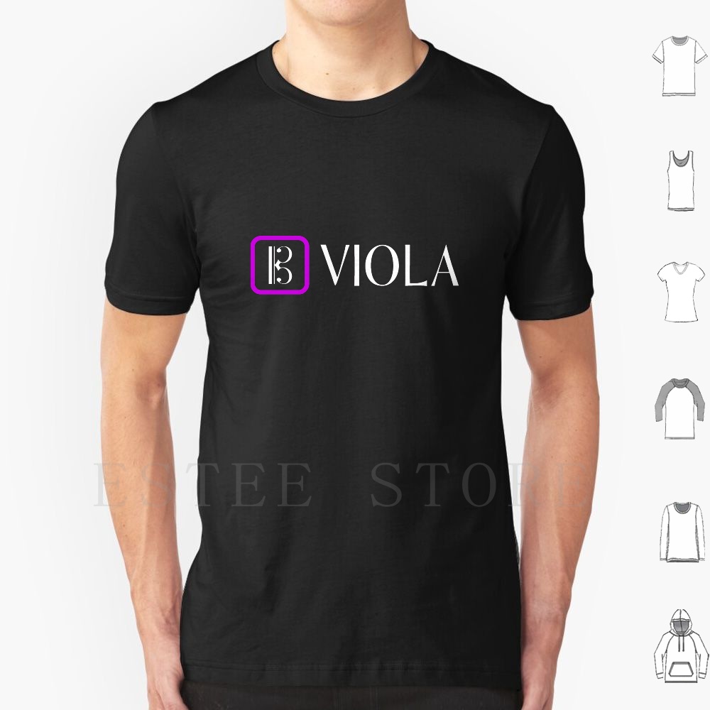 Musical Instrument Viol - Viola : Clé Alto (violet) t-shirt