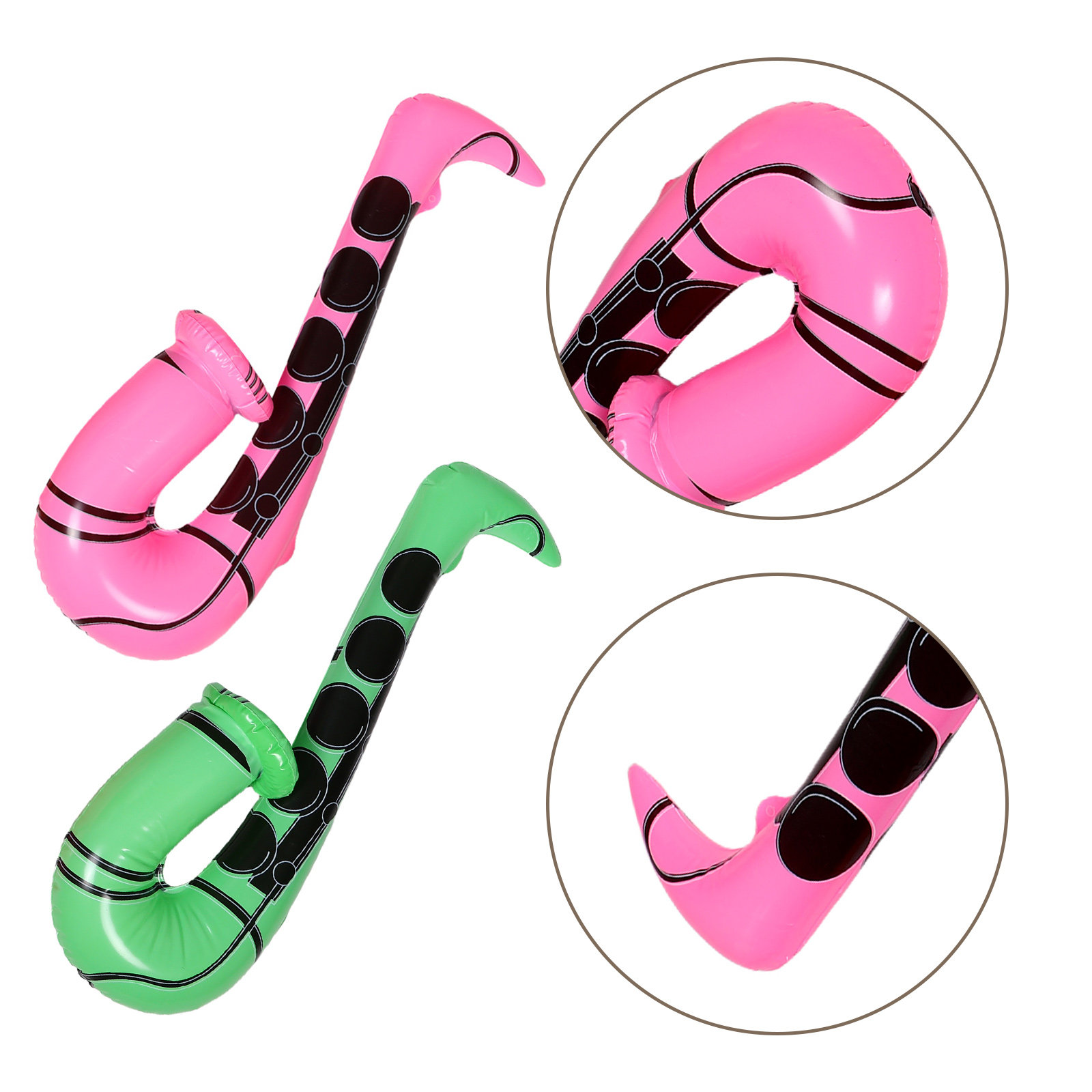 Musical Instrument That You Blow Into - 4 pièces de saxophones gonflables pour