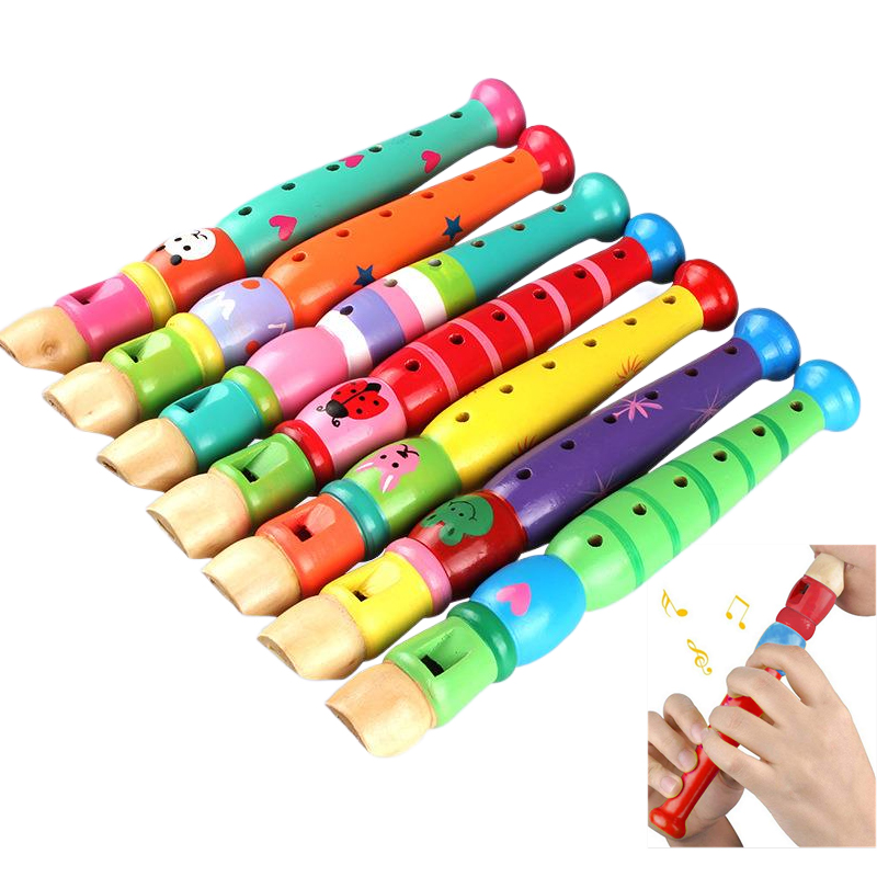 Musical Instrument Fagot - Flûte en bois colorée pour enfants,