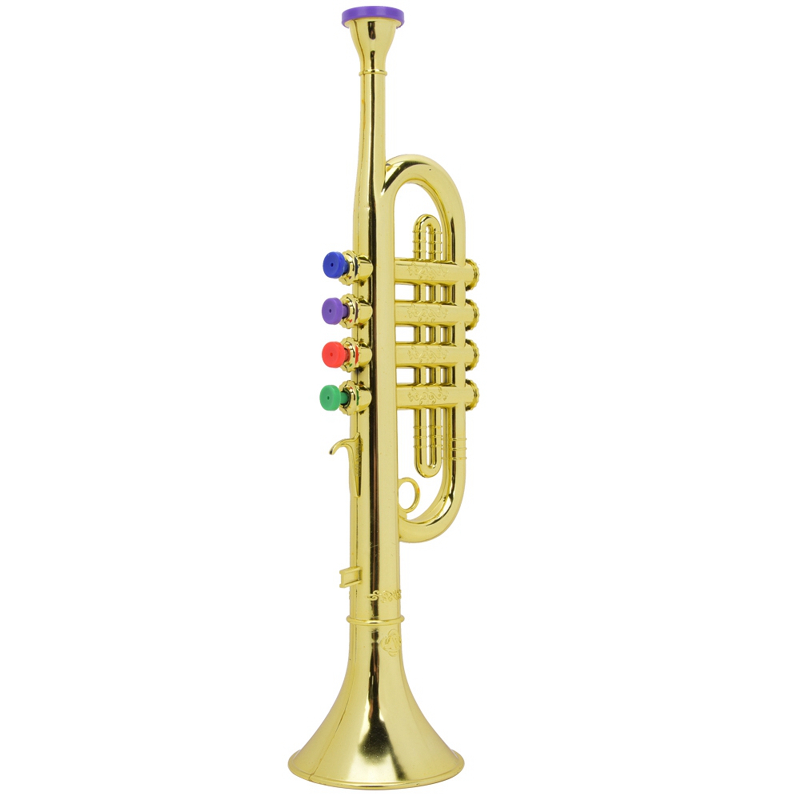 Musical Instrument Fagot - Trompette pour enfant en plastique doré,