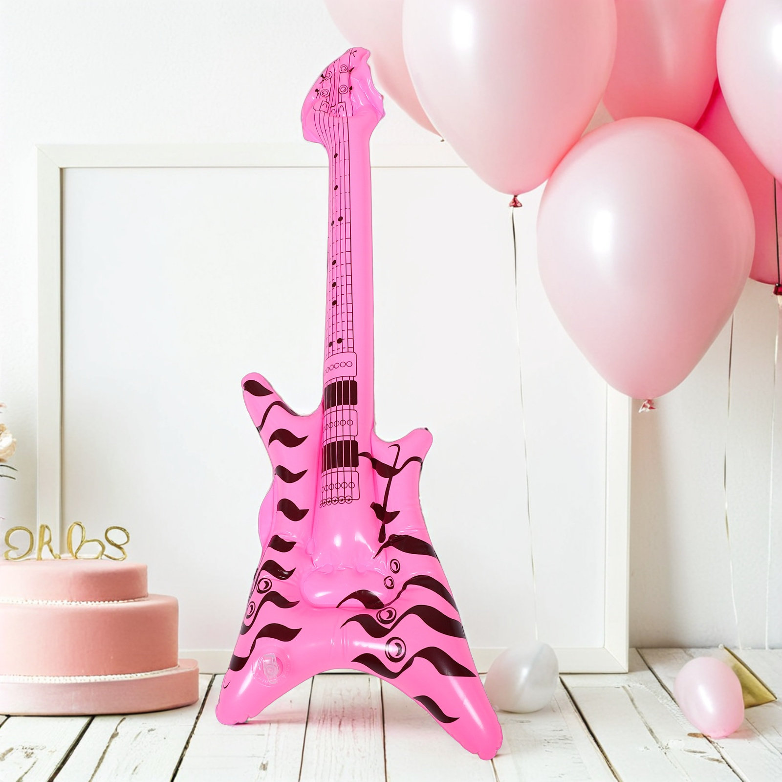 Guitare gonflable en PVC, inst - Musical Instrument That You Blow Into avis et prix