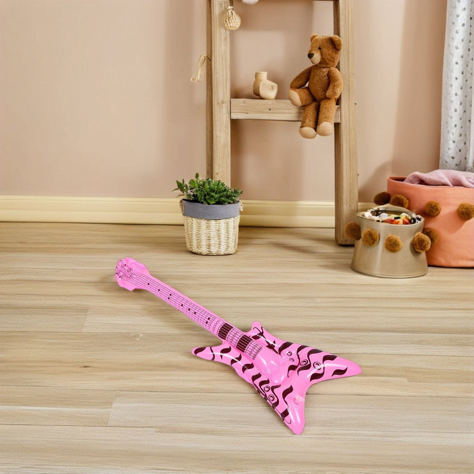 Guitare gonflable en PVC, inst - Musical Instrument That You Blow Into avis et prix