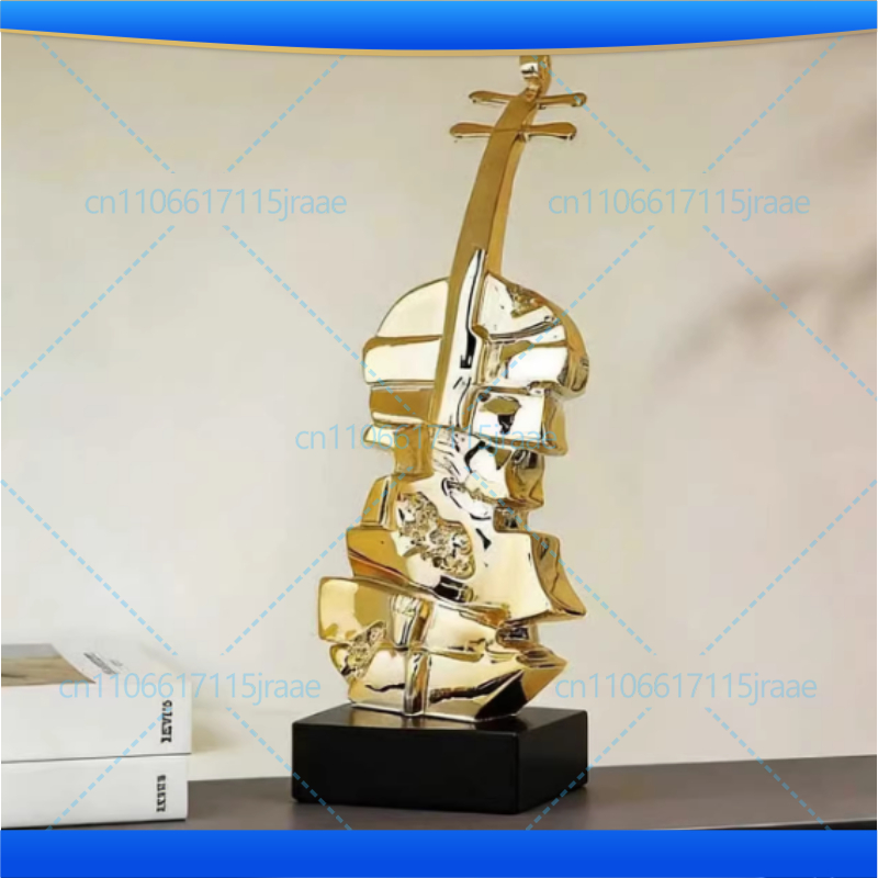 Sculpture de violon dorée créa - Musical Instrument Fagot avis et prix