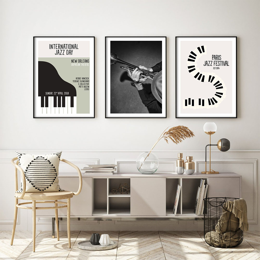 Affiche de peinture sur toile  - Picture Of Musical Instrument avis et prix
