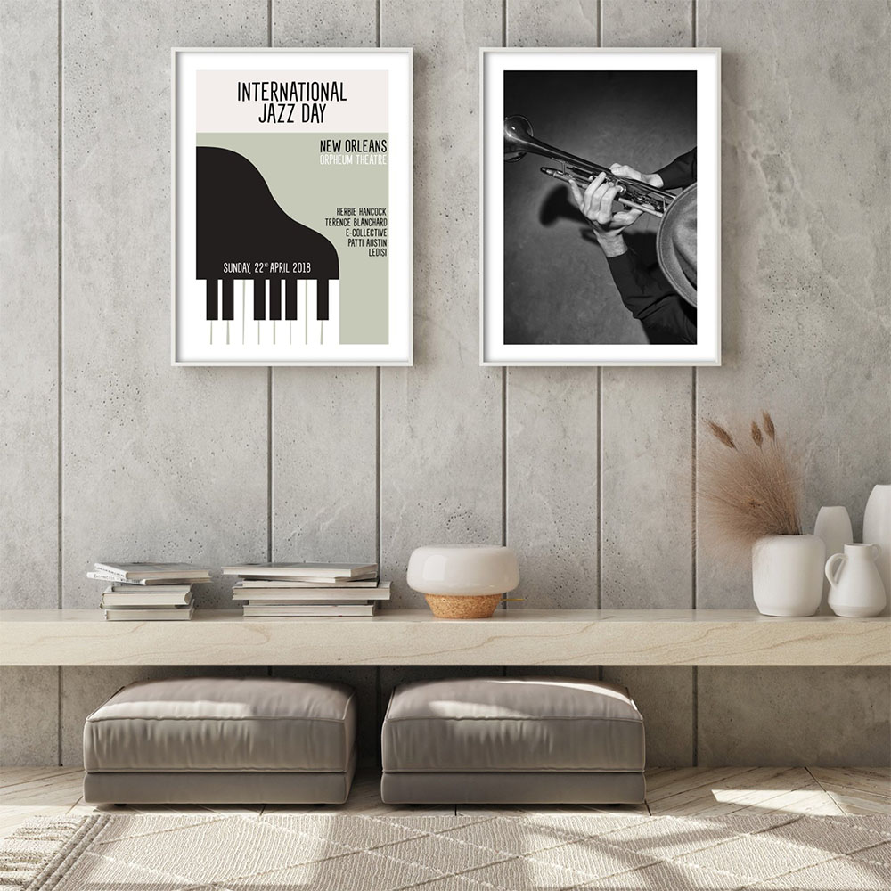 Affiche de peinture sur toile  - Picture Of Musical Instrument avis et prix