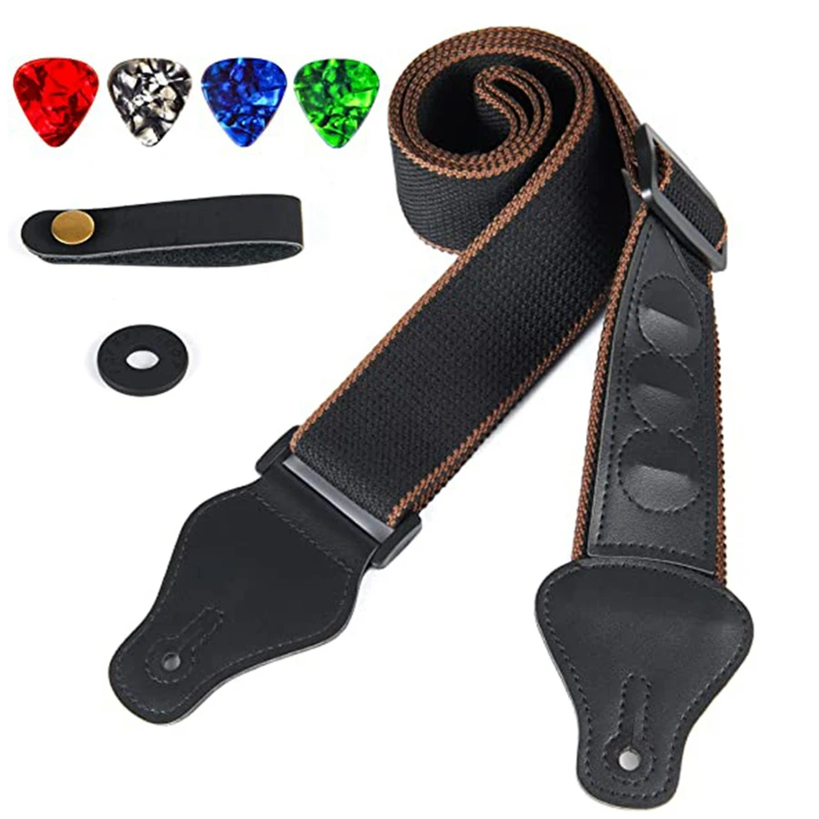 Sangle de guitare en cuir PU n - Musical Instrument Fagot avis et prix