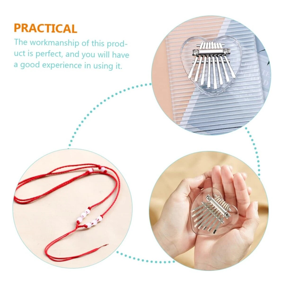 Miwayer 8 touches Mini Kalimba - Musical Instrument African avis et prix