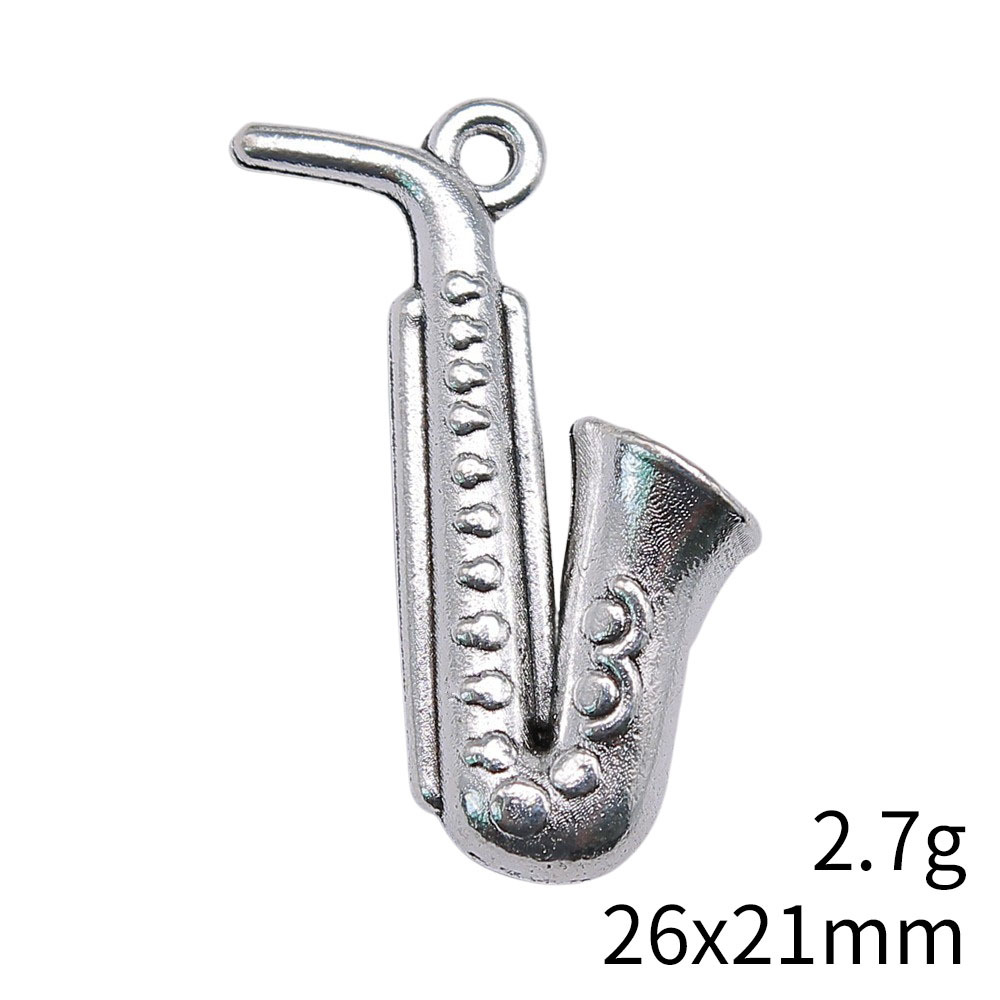 20 pièces de breloques et pend - Musical Instrument Saxophone avis et prix