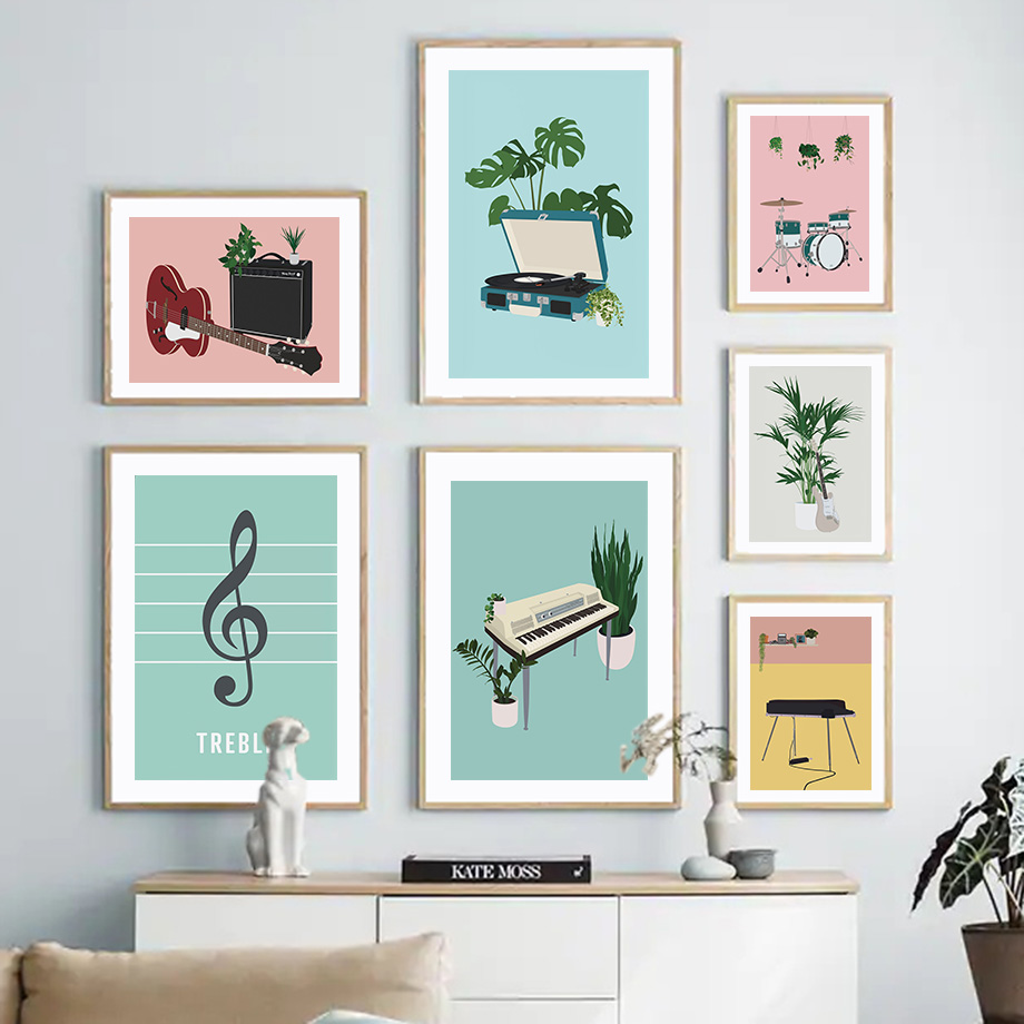 Affiche murale d'illustration  - Picture Of Musical Instrument avis et prix