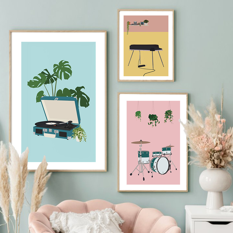 Affiche murale d'illustration  - Picture Of Musical Instrument avis et prix
