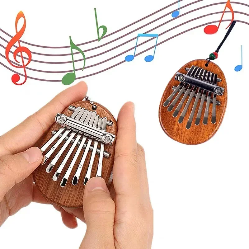 Mini piano à pouces en bois, 8 - Musical Instrument African avis et prix
