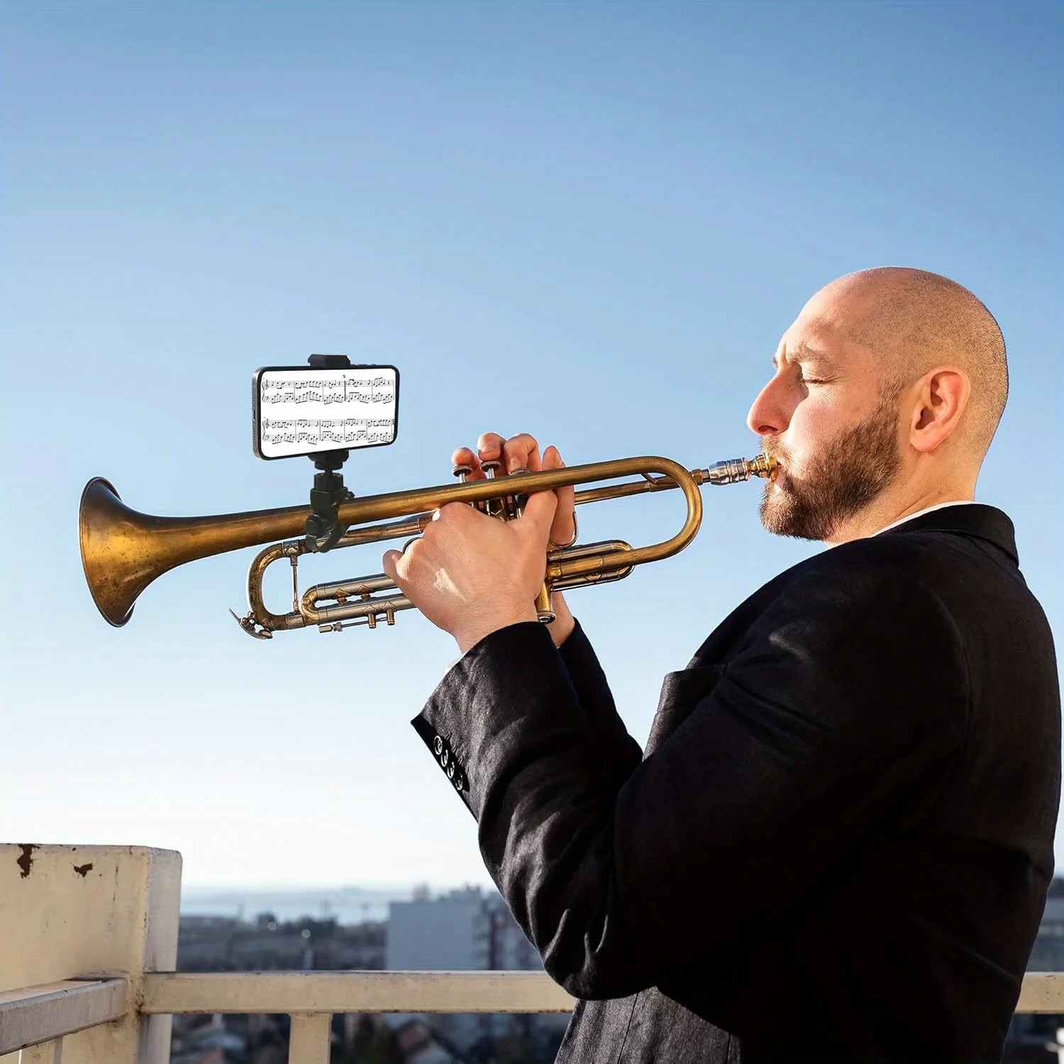 Support de téléphone à clip en - Musical Instrument Saxophone avis et prix