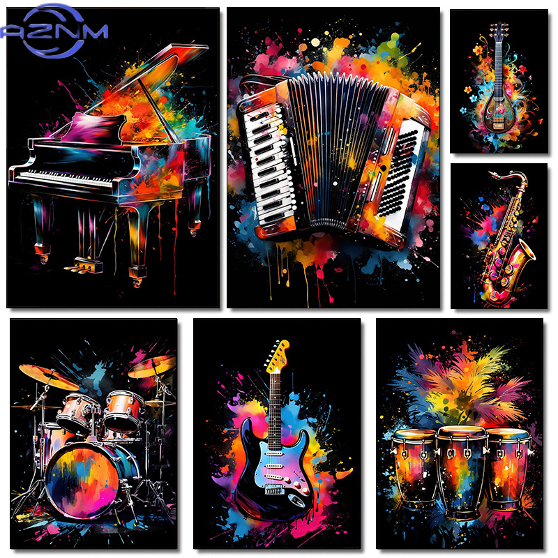 Affiches de festival de musiqu - Picture Of Musical Instrument avis et prix