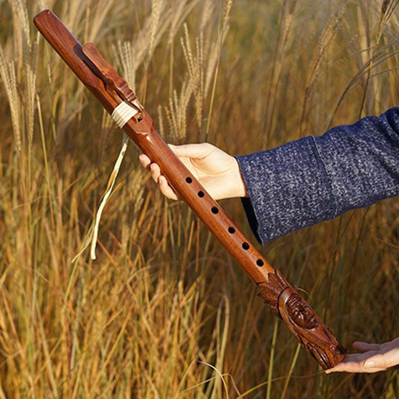Flûte indienne en bois 6 trous - Musical Instrument Indian avis et prix